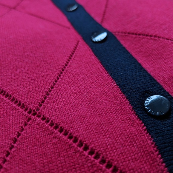 Tommy Hilfiger Argyle Knit Cardigan - Picture 4 of 4
